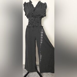 Max Studio Black & White Polka Dot jumper